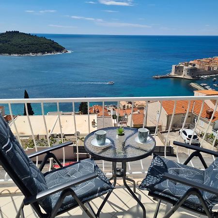 Panoramic Sea And Old Town View Dubrovnik Apartment Luaran gambar
